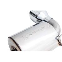 AWE 2020 Toyota Supra A90 Resonated Touring Edition Exhaust - 5in Chrome Silver Tips