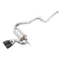 AWE Tuning Ford Focus ST Touring Edition Cat-back Exhaust - Non-Resonated - Diamond Black Tips