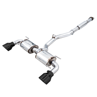 AWE Subaru BRZ/ Toyota GR86/ Toyota 86 Touring Edition Cat-Back Exhaust- Diamond Black Tips