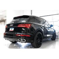 AWE Tuning Audi B9 SQ5 Non-Resonated Touring Edition Cat-Back Exhaust - No Tips (Turn Downs)