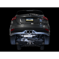 AWE Tuning Ford Focus ST Touring Edition Cat-back Exhaust - Resonated - Chrome Silver Tips