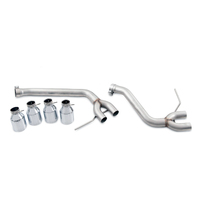 AWE Tuning Porsche Macan Track Edition Exhaust System - Chrome Silver 102mm Tips