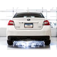 AWE Tuning Subaru WRX/STI VA/GV Sedan Track Edition Exhaust - Diamond Black Tips (102mm)