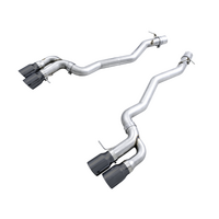 AWE Tuning 18-19 BMW F90 M5 Track Edition Axle-Back Exhaust- Black Diamond Tips