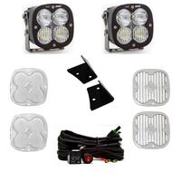 Baja Designs 07-18 Jeep Wrangler JK XL80 Drive/Combo A-Pillar Kit - White