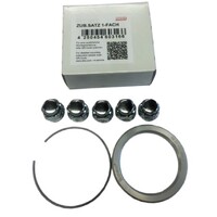 BBS PFS KIT - Mazda / Toyota - Includes 70mm OD - 54mm ID Ring / 70mm Clip / Lug Nuts