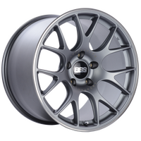 BBS CH-R 19x12 5x130 ET45 CB71.6 Satin Titanium Polished Rim Protector Wheel