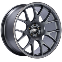 BBS CH-R 20x10.5 5x114.3 ET24 CB66 Satin Titanium Polished Rim Protector Wheel