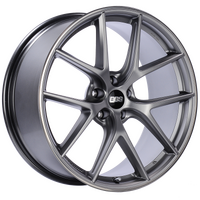 BBS CI-R 20x9 5x112 ET25 Platinum Silver Polished Rim Protector Wheel -82mm PFS/Clip Required