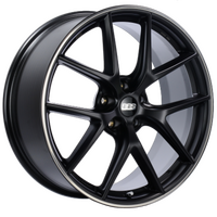 BBS CI-R 20x9.5 5x114.3 ET40 Satin Black Polished Rim Protector Wheel 82mm PFS/Clip Required