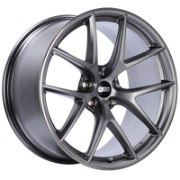 BBS CI-R 20x10 5x112 ET25 Platinum Silver Polished Rim Protector Wheel -82mm PFS/Clip Required