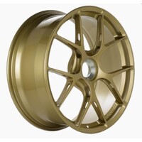 BBS FI-R 20x9.5 ET50 Centerlock Gold Wheel (Porsche GT2RS/GT3RD Front)