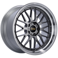 BBS LM 19x10 5x120 ET25 Diamond Black Center Diamond Cut Lip Wheel -82mm PFS/Clip Required