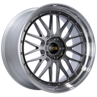 BBS LM 20x9 5x120 ET20 Diamond Black Center Diamond Cut Lip Wheel -82mm PFS/Clip Required