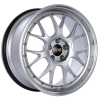 BBS LM-R 20x9.5 5x114.3 ET40 CB66 Diamond Silver Center Diamond Cut Lip Wheel