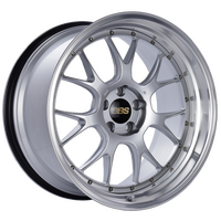 BBS LM-R 20x11 5x114.3 ET20 CB66 Diamond Silver Center Diamond Cut Lip Wheel