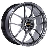 BBS RF 18x7.5 4x100 ET48 Diamond Black Wheel -70mm PFS/Clip Required