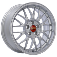 BBS RG-F 16x7 5x100 ET35 Sport Silver Wheel -70mm PFS/Clip Required