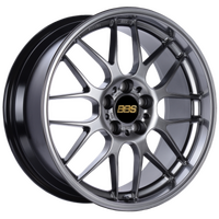 BBS RG-R 17x7 4x100 ET38 Diamond Black Wheel -70mm PFS/Clip Required