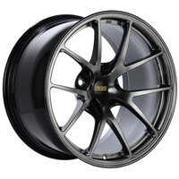 BBS RI-A 18x8.5 5x112 ET45 Diamond Black Wheel -82mm PFS/Clip Required