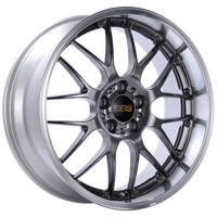 BBS RS-GT 18x9.5 5x112 ET32 Diamond Black Center Diamond Cut Lip Wheel -82mm PFS/Clip Required