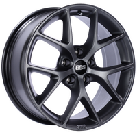 BBS SR 17x7.5 5x120 ET35 Satin Grey Wheel -82mm PFS/Clip Required