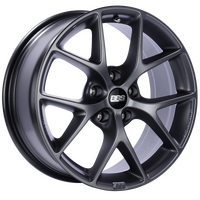 BBS SR 17x7.5 5x108 ET45 Satin Grey Wheel -70mm PFS/Clip Required