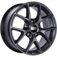 BBS SR 18x8 5x130 ET50 CB71.6 Satin Grey Wheel