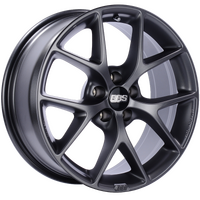 BBS SR 18x8 5x112 ET21 CB66.5 Satin Grey Wheel