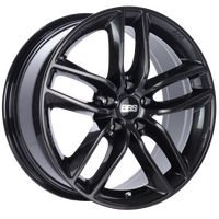 BBS SX 19x8.5 5x120 ET32 Crystal Black Wheel -82mm PFS/Clip Required