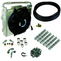 BD Diesel Xtrude Double Stacked Transmission Cooler Kit - Universial 5/8in Tubing