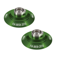 Bell HANS Clip Set Green FIA8858-2010