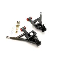 BMR 93-02 F-Body Adj. Lower A-Arms Poly/Rod End Combo - Black Hammertone