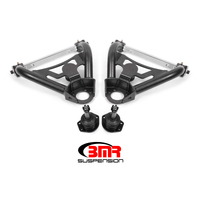 BMR 64-72 A-Body Pro-Touring Upper A-Arms w/ Tall Ball Joint (Delrin) - Black Hammertone