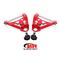 BMR 64-72 A-Body Pro-Touring Upper A-Arms w/ Tall Ball Joint (Delrin) - Red