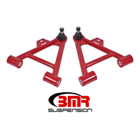 BMR 79-93 Fox Mustang Lower Non-Adj. A-Arms (Coilover Only) w/ STD. Ball Joint (Poly) - Red