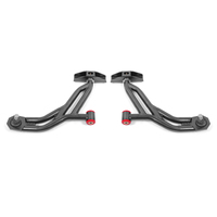 BMR 10-14 Ford Mustang / Shelby GT500 Non-Adj. Lower A-Arms (Poly/Delrin) - Black Hammertone