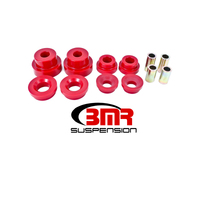 BMR 10-15 5th Gen Camaro Rear Cradle Pro Version Full Bushing Kit (Polyurethane) - Red