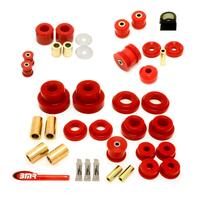 BMR 10-13 5th Gen Camaro Pro Version Total Suspension Bushing Kit (BK030/BK021/BK022) - Black/Red