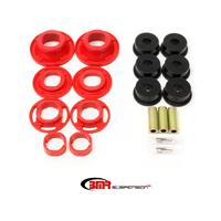 BMR 12-15 5th Gen Camaro Street Version Rear Cradle Bushing Kit (BK001 BK040) - Black/Red