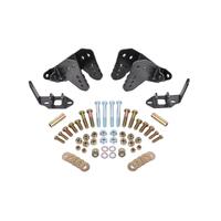 BMR 78-87 G-Body Rear Coilover Conversion Kit w/ Control Arm Bracket - Black Hammertone