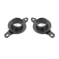 BMR 79-04 Ford Mustang Front Upper Coil Spring Seat - Black Hammertone