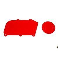 BMR 64-72 A-Body Heater Delete Panel Aluminum (Non-A/C Vehicles Only) - Red