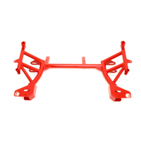 BMR 93-02 F-Body K-Member w/ No Motor Mounts and Pinto Rack Mounts - Red