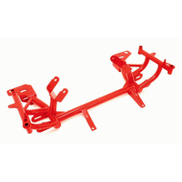 BMR 98-02 4th Gen F-Body K-Member w/ Turbo LS1 Motor Mounts and Pinto Rack Mounts - Red