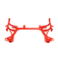 BMR 93-02 F-Body K-Member w/ No Motor Mounts and STD. Rack Mounts - Red