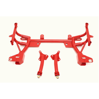 BMR 93-02 F-Body K-Member w/ Turbo SBC/BBC Motor Mounts and STD. Rack Mounts - Red