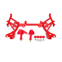 BMR 93-02 4th Gen F-Body K-Member LT1 Motor Mounts Standard Rack Mounts Red