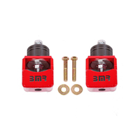 BMR Chevy SS and Pontiac G8 Motor Mount Kit (Solid Bushings) Red