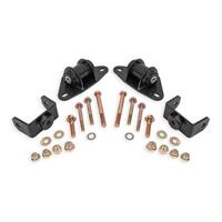 BMR 14-19 Chevrolet Corvette Motor Mount Kit - Black Hammertone